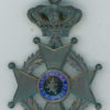 Belgium. Order of Leopold II, knight, French motto