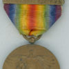 WWI Victory Medal, "Ypres-Lys" and "Defensive Sector"