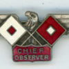 American Legion "Chief Observer" badge