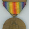 WWI Victory Medal, "Ypres-Lys" and "Defensive Sector" - Image 2