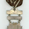 Massachusetts. Revolver Expert Badge, silver, "1910/1911" - Image 2