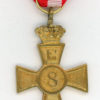 Denmark. Long Service Cross, 8 years, Frederick VII