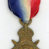 1914 Star and bar (Pte Mitchell, E. Lancashire Regiment)