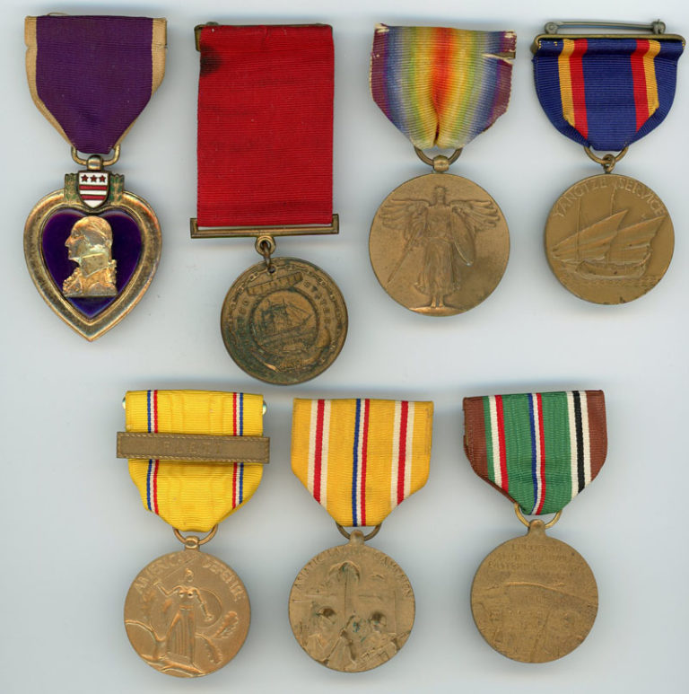 Group of 7 to CWT John Skrtich, USN, USS Quincy survivor – Floyd's Medals