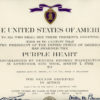 Purple Heart, with OLC (James W. Reaves), KIA in Korea - Image 3