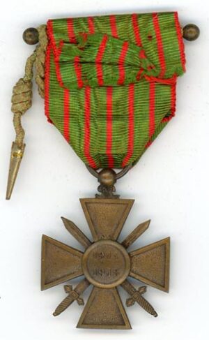 fourragere guerre croix 1918 1914