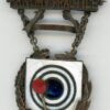New York. Co. D, 47th Regiment Armory Practice Marksman Badge