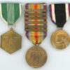 Silver Star group (MSgt J.E. Newman, No. 7 Ambulance Co, 3rd Div)