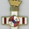 Spain. Military Merit Order, 1cl, "Pensioned", civic crown