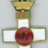Spain. Military Merit Order, 1cl, "Pensioned", civic crown - Image 2