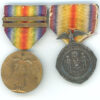 WWI Pair to Pvt Edward Minner, 113th Inf, 29th Division