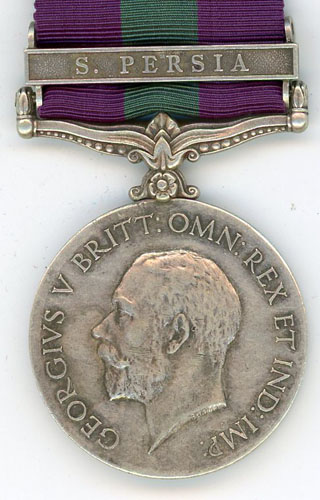 GSM, “S. Persia” (Jemdr Fakir Mohamed) – Floyd's Medals