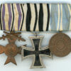 Germany. Mounted group of three