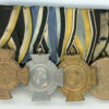 Germany. Mounted group of four medals