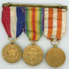 Cuba, Republic. Mounted group of three medals - Image 2